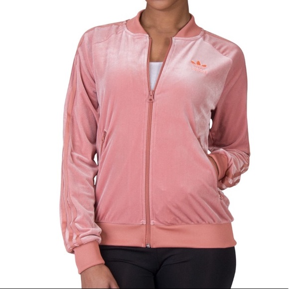 adidas originals velvet track top